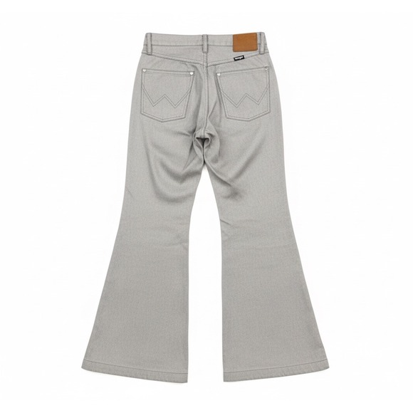 Wrangler Wanderer High Rise Flare Jeans Women's Size 24x30 Gray Denim - Picture 2 of 7